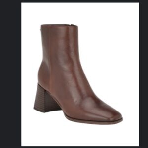 Calvin Klein dark brown booties size 7